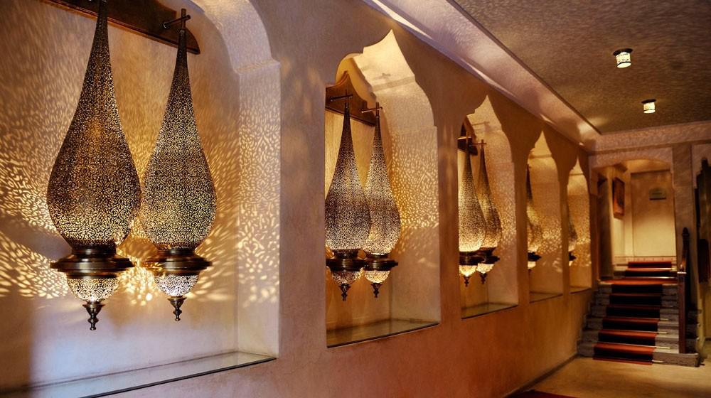 Exquisite giant brass ceiling lamps