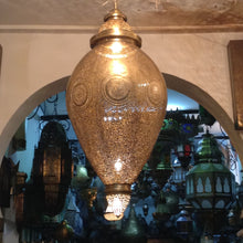Marrakech riad brass lamp