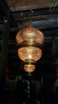 Marrakesh giant brass chandelier