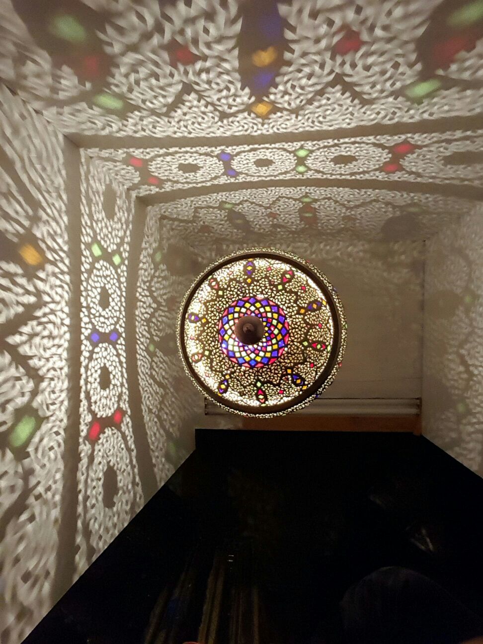 Marrakesh brass dome chandelier