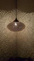 Riad brass hanging lamp