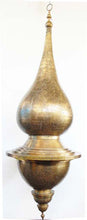 Large moorish brass chandelier - Moorish Lighting - Moorishlighting